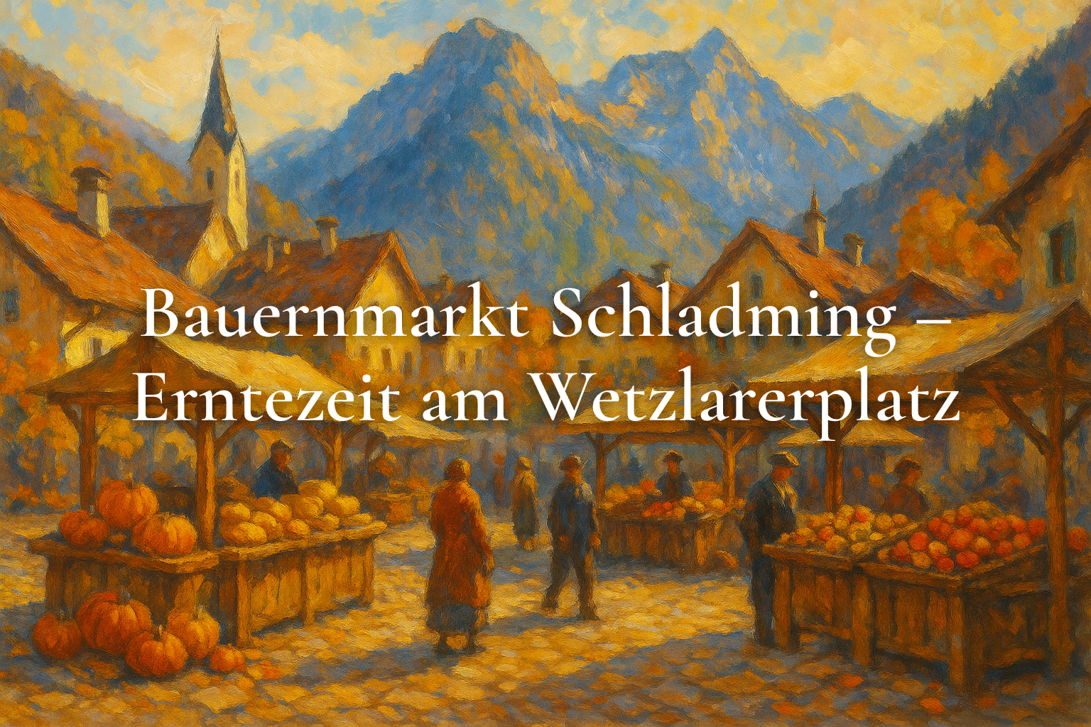 Bauernmarkt Schladming – Erntezeit am Wetzlarerplatz
