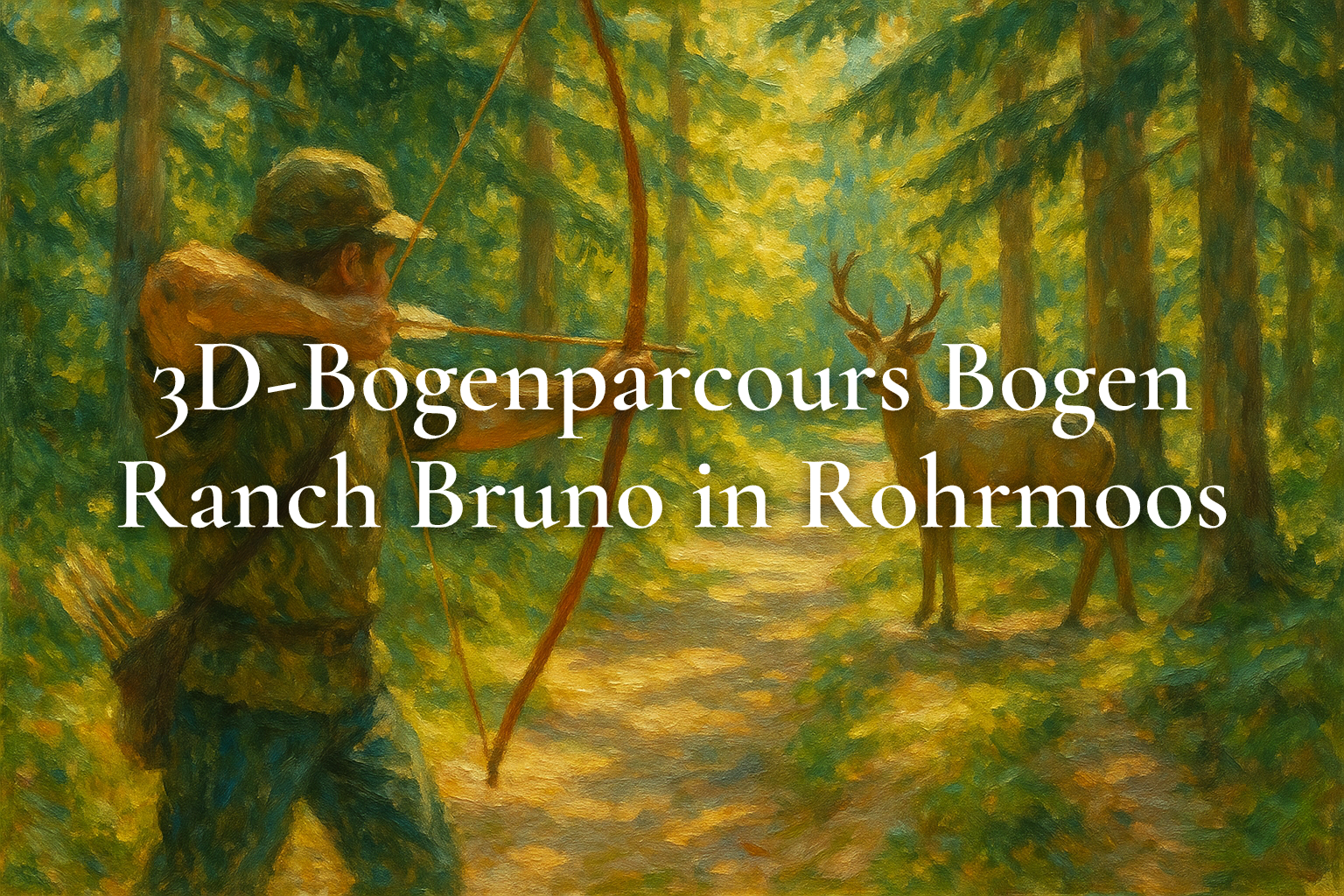 3D-Bogenparcours Bogen Ranch Bruno in Rohrmoos