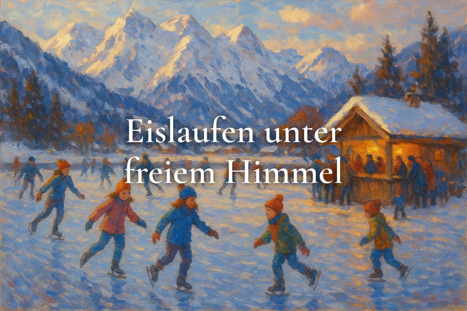 Eislaufen unter freiem Himmel