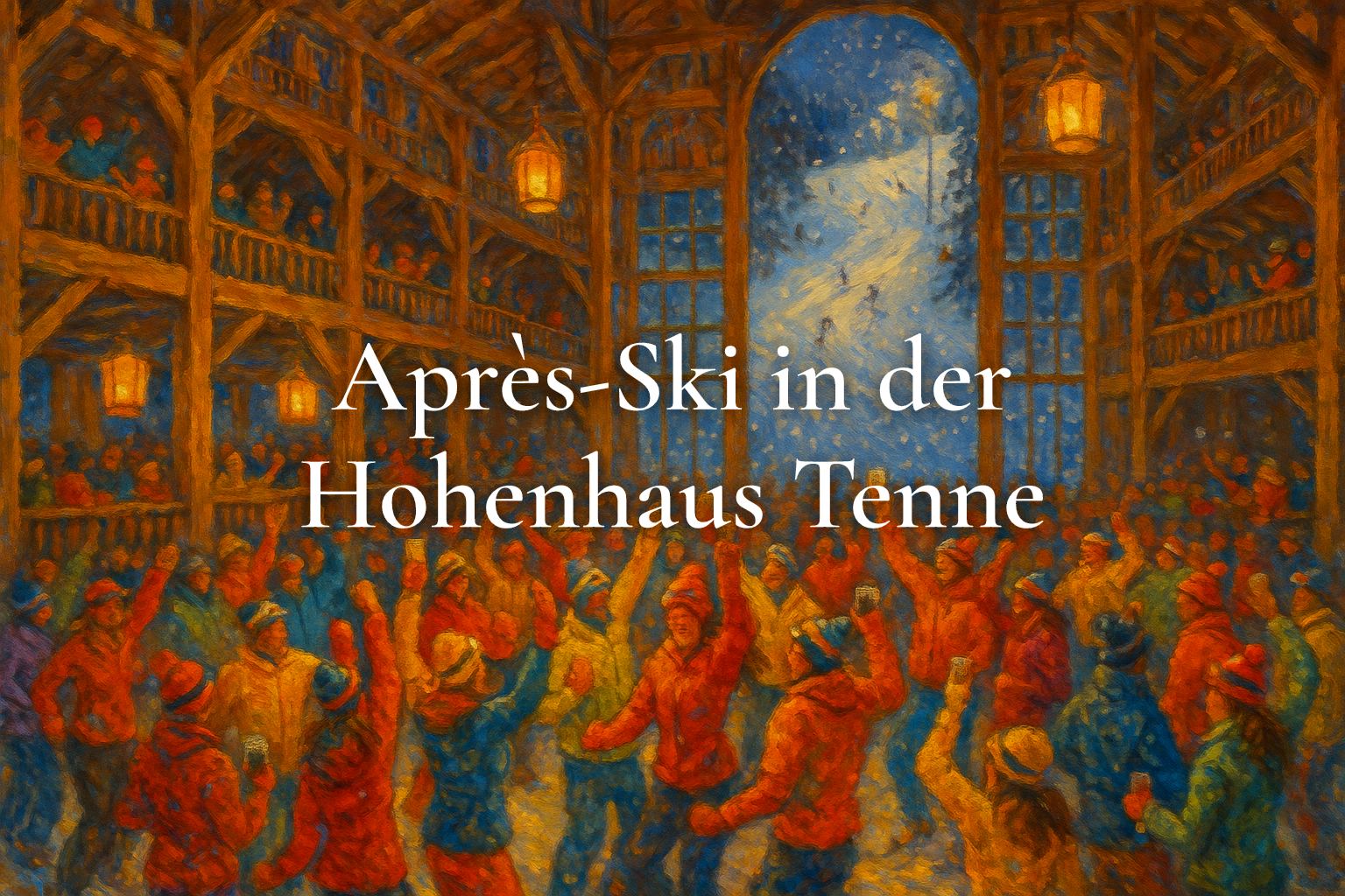 Après-Ski in der Hohenhaus Tenne
