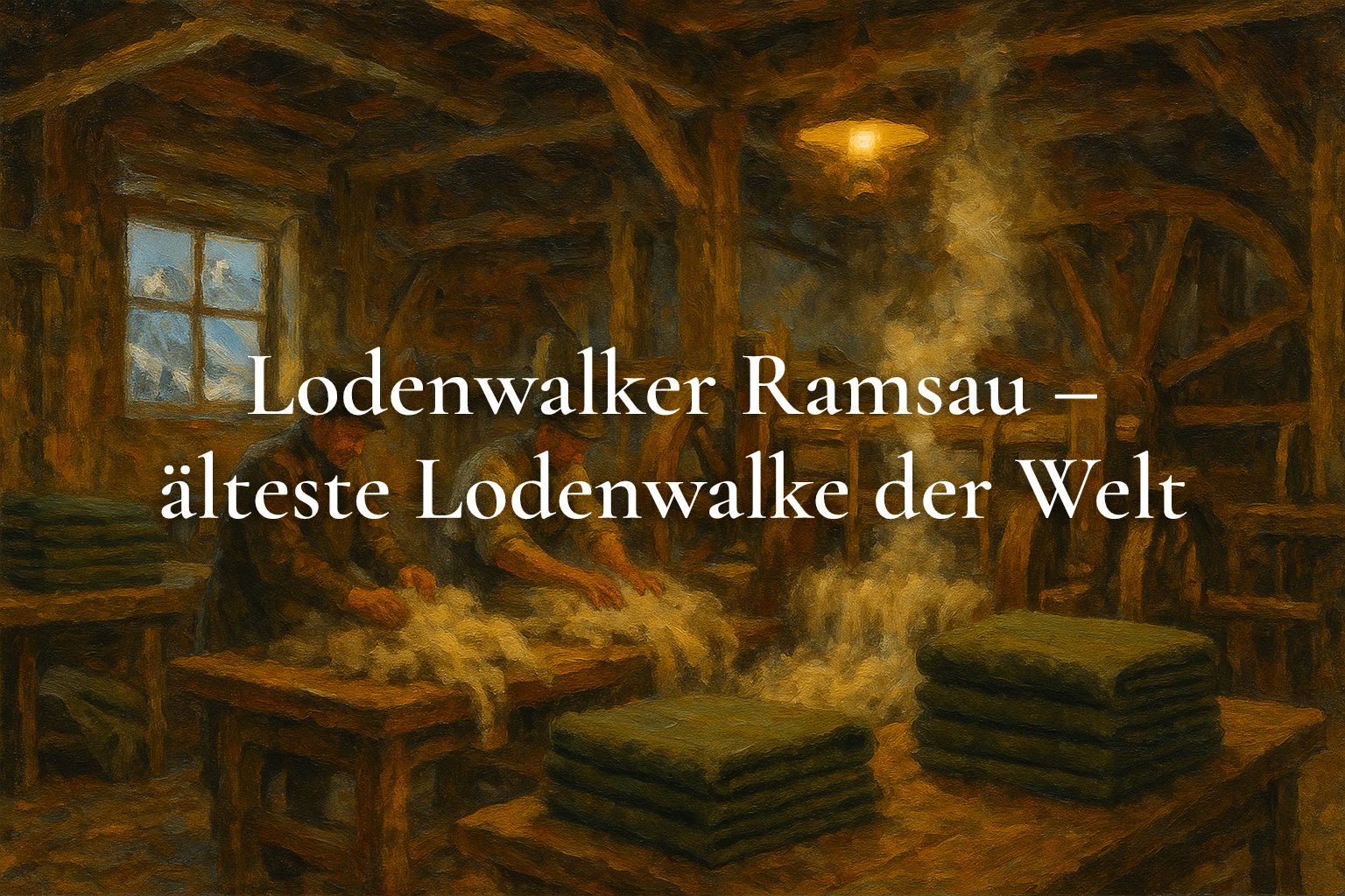 Lodenwalker Ramsau – älteste Lodenwalke der Welt