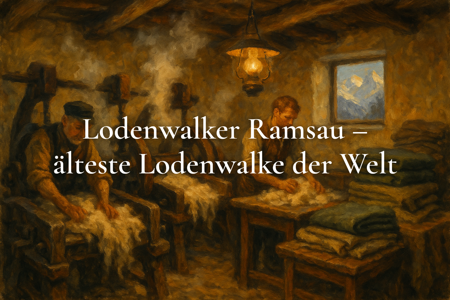 Lodenwalker Ramsau – älteste Lodenwalke der Welt