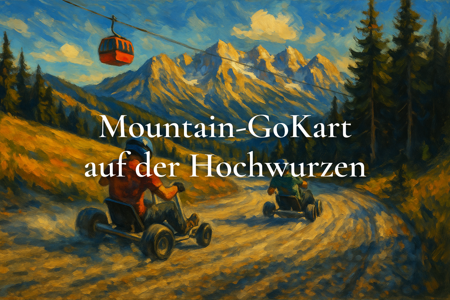 Mountain-GoKart auf der Hochwurzen