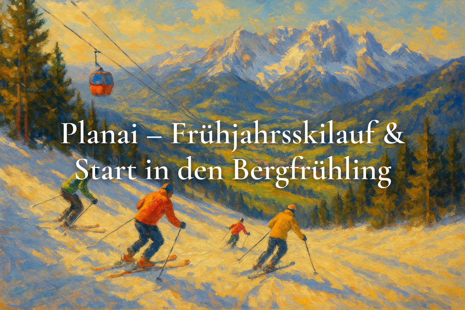 Planai – Frühjahrsskilauf & Start in den Bergfrühling