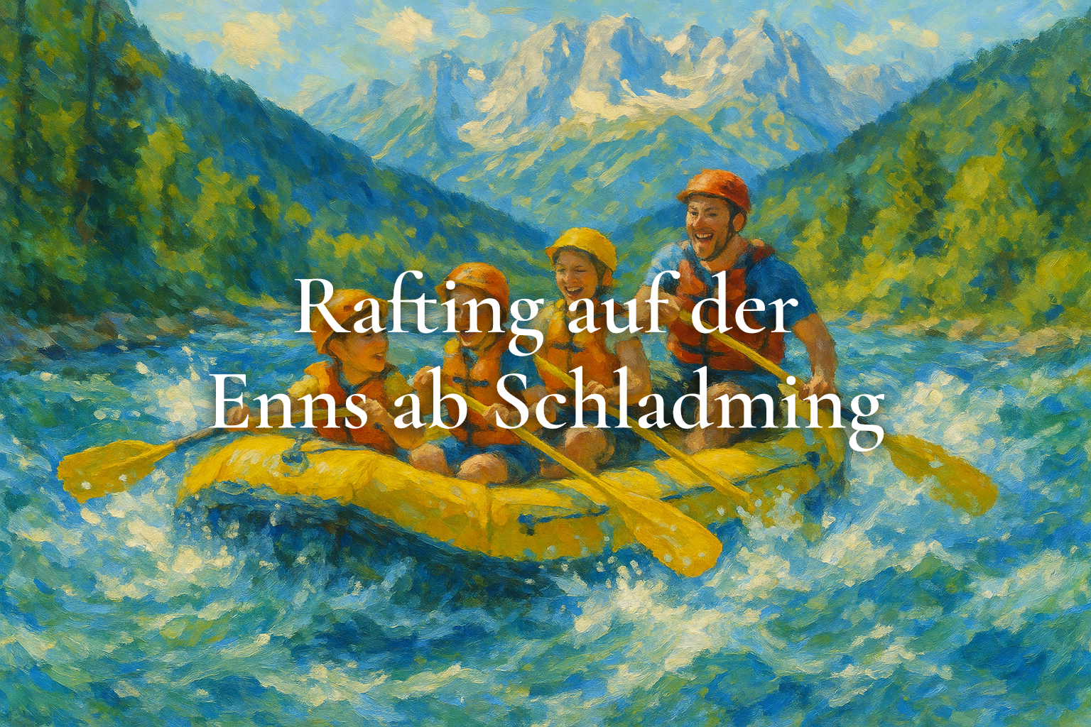 Rafting auf der Enns ab Schladming