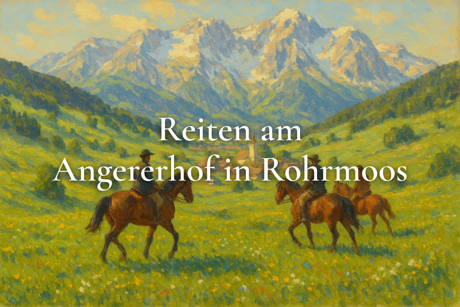 Reiten am Angererhof in Rohrmoos