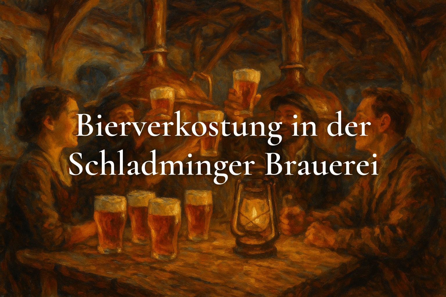 Bierverkostung in der Schladminger Brauerei