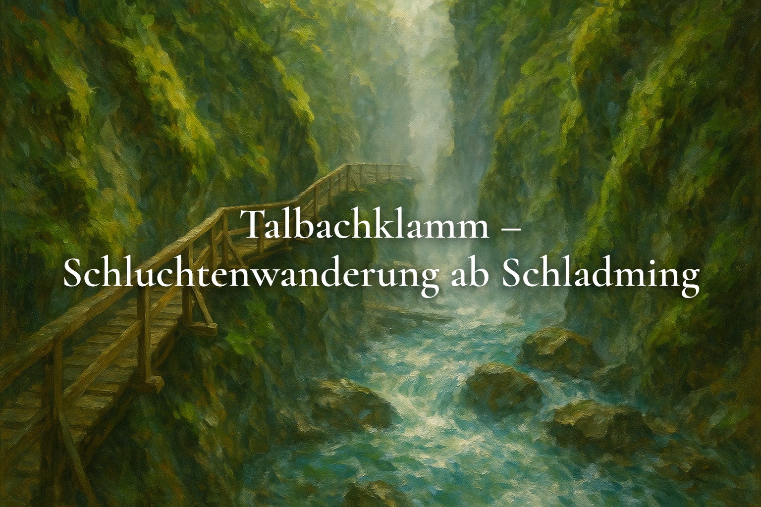 Talbachklamm – Schluchtenwanderung ab Schladming