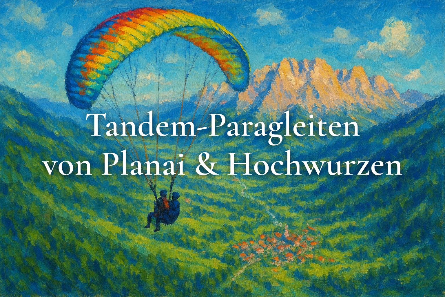 Tandem-Paragleiten von Planai & Hochwurzen