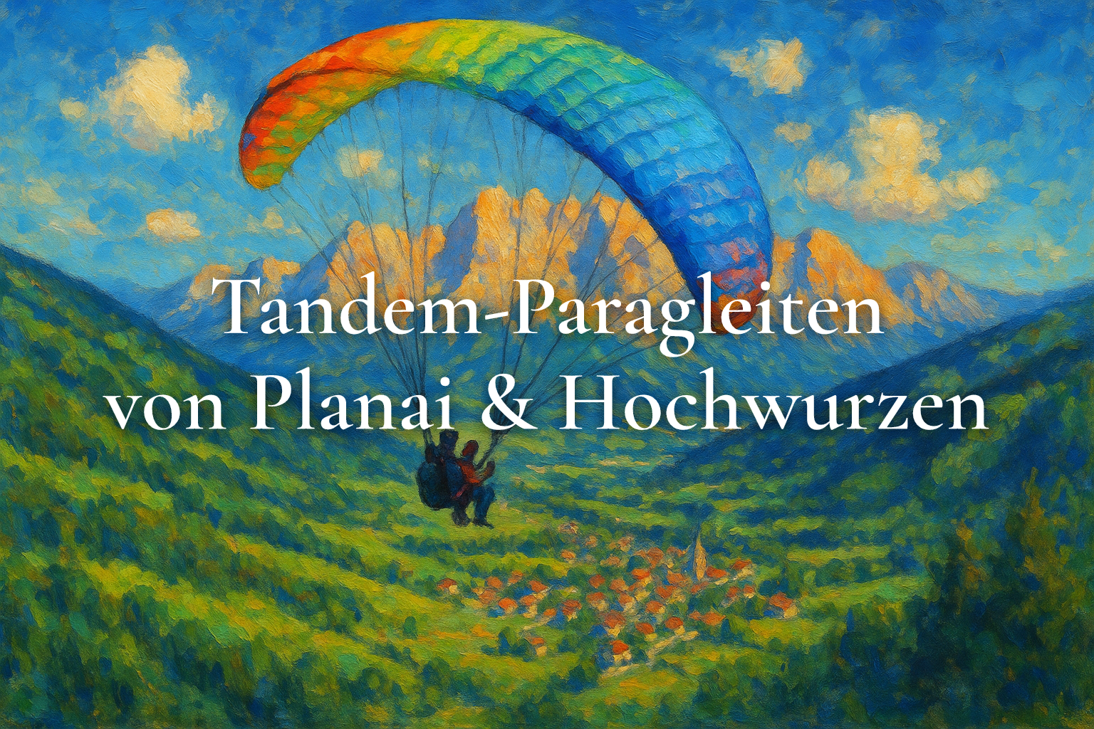 Tandem-Paragleiten von Planai & Hochwurzen