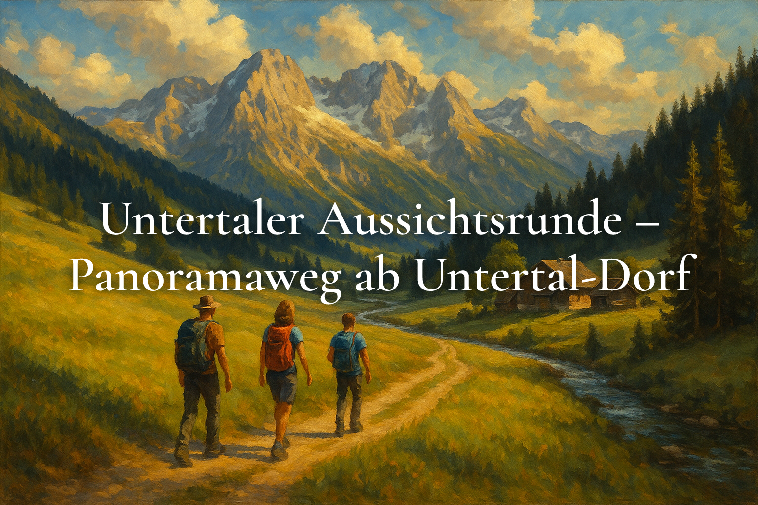 Untertaler Aussichtsrunde – Panoramaweg ab Untertal-Dorf