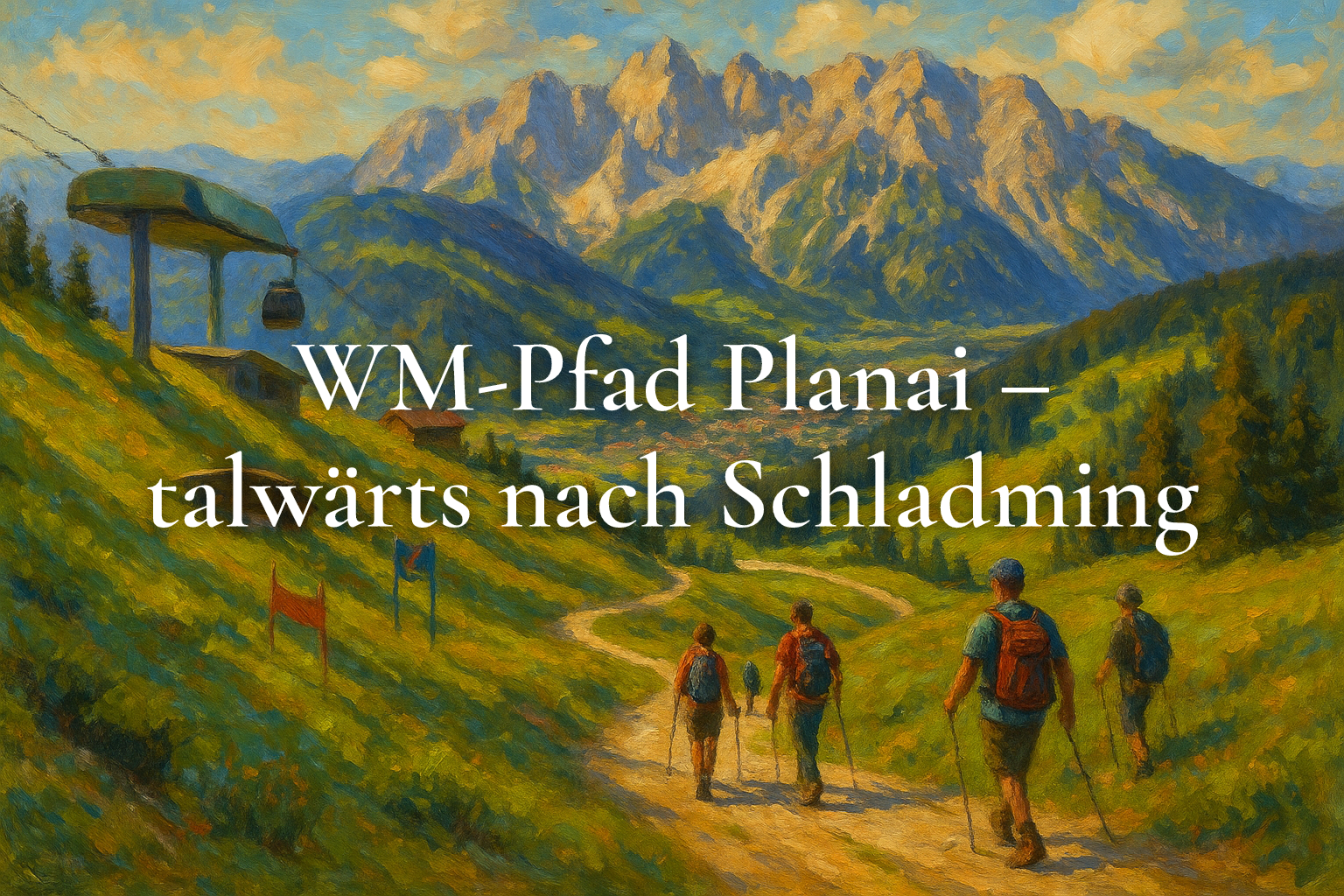 WM-Pfad Planai – talwärts nach Schladming