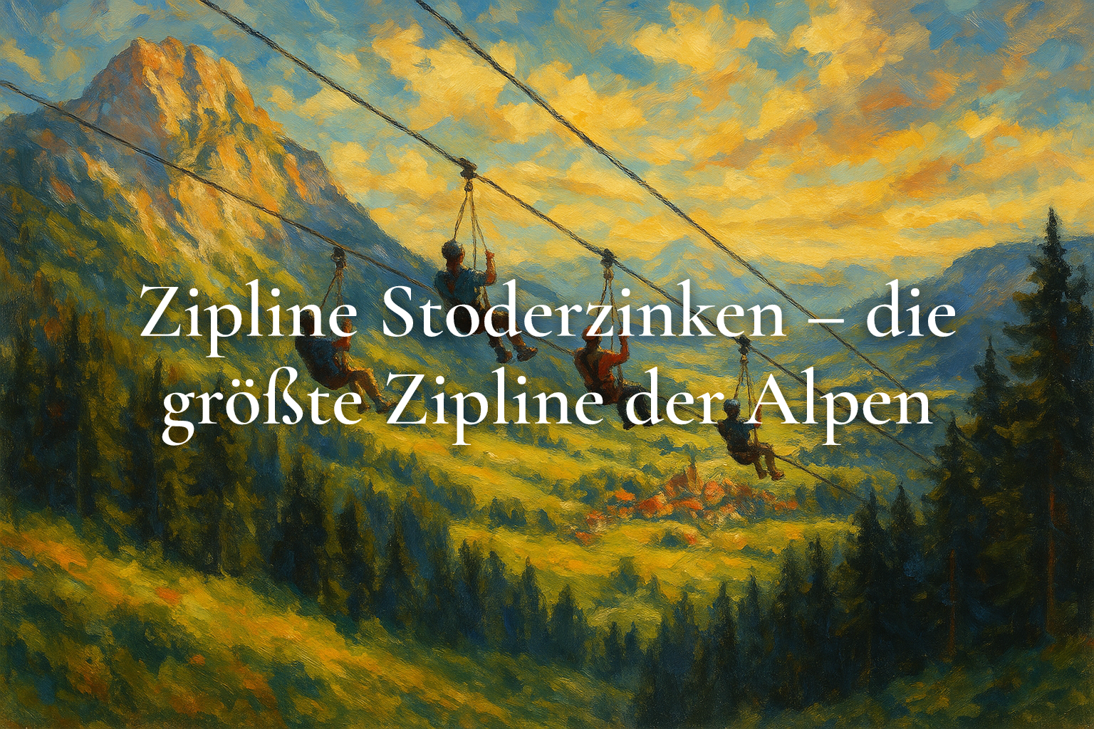 Zipline Stoderzinken – die größte Zipline der Alpen