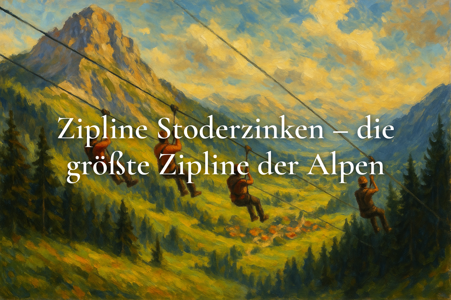 Zipline Stoderzinken – die größte Zipline der Alpen
